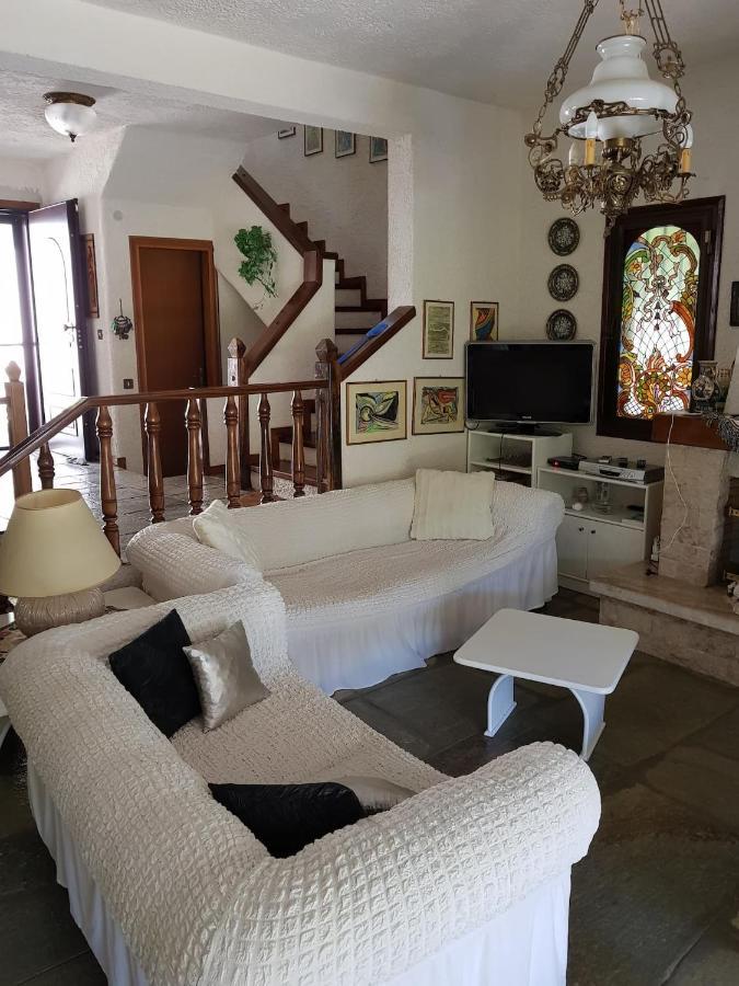 Beachfront Villa 100M From Sea For Up To 10 Guests Siviri Eksteriør billede