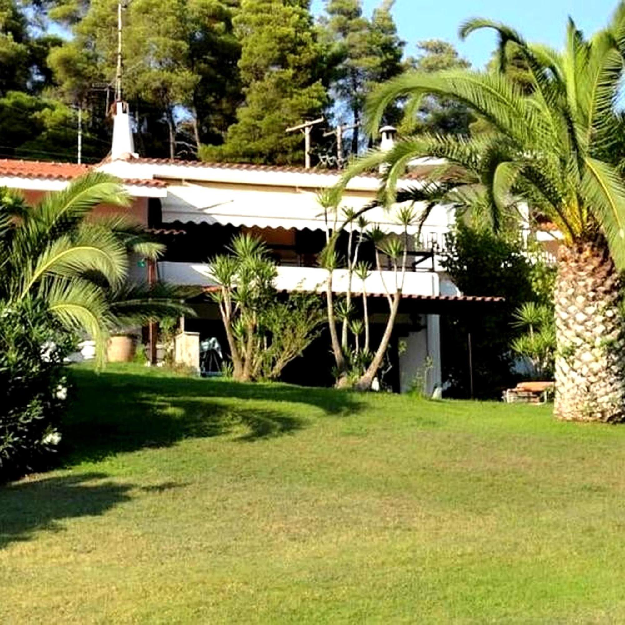 Beachfront Villa 100M From Sea For Up To 10 Guests Siviri Eksteriør billede